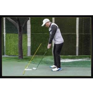 골프스윙교정기 각도교정 궤도 스틱 스윙 폴대 힌지홀더