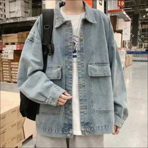 [라일리여성의류] Rly 루즈핏 청자켓 남녀공용 데님자켓 캐주얼 봄가을