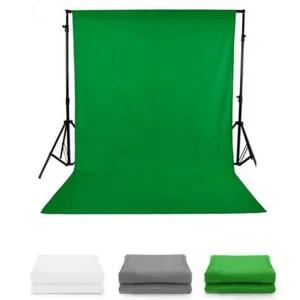 크로마키 스크린 스탠드형 촬영용 유튜브 크로마키 배경 방송 가로봉 화이트 그린 합성 블랙
