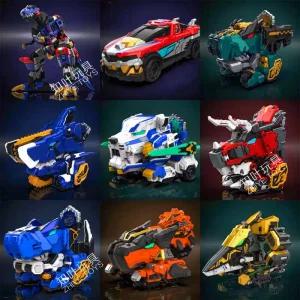 미니특공대 최강공룡 썬더티라 버닝케라 프로즌타이거 마그킬로 스톰테라 타이달샤크 버스터기가 2단 변신