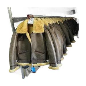 양모피 무스탕 B3 천연 자켓 겨울 양털 빈티지 터키산 일체형 양가죽