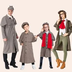 탐정 코스튬 할로윈 셜록홈즈 졸사 공용 무대 연극 복장