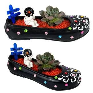 [셀러에이드]만들기대장-다육식물 우주탐험 고무신 화분 만들기