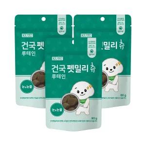 [건국유업] 펫밀리츄 루테인 눈/눈물 80g 3개