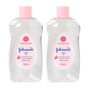 존슨즈 베이비 오일 500ml 2개