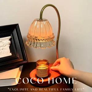 대리석 캔들워머 크리스탈 워머 빛조절 원목밑창 케이블 신혼부부선물 향초 향초워머 플라워 촛