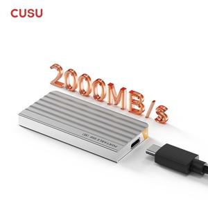원피스 카드 CUSU ssd 1TB 외장 SSD 드라이브 USB3.2 Gen2x2 타입 C NVMe M2 휴대용 솔리드 스테이트 디스