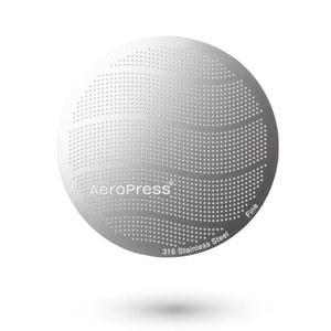 에어로프레스 스테인리스 스틸 재사용 가능 필터 - 표준 커피 메이커용 금속 필터, 1팩, 1필터