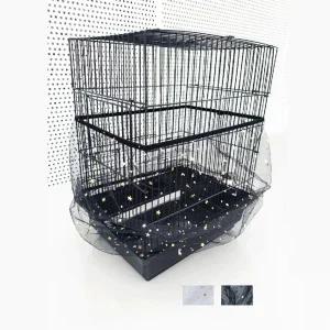 (빠른배송) 새장 스커트 앵무새 메쉬 방지 커버 M 케이지 덮개 용품