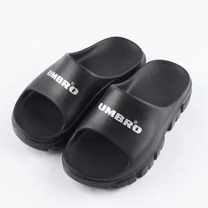[엄브로] 토피 슬라이드 넓은 발볼 슬리퍼 블랙 UO323ESD72