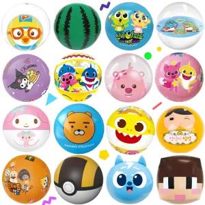 위니코니 유아 어린이 캐릭터 물놀이 비치볼 탱탱볼 1+1