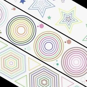 다꾸 방수 키치 테이프 데코 다이어리 스티커 롤 (49CnT)