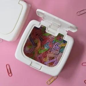 뚜껑 정리 버튼 수납함 박스 케이블 사각 1구 (48zw1)