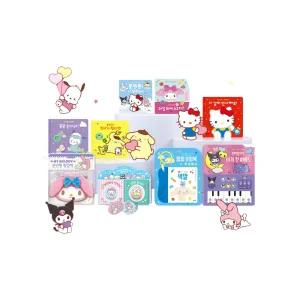 블루래빗 산리오캐릭터즈 인지발달세트 / 목욕책 헝겊책 보드북 사운드북 팝업북 9종세트