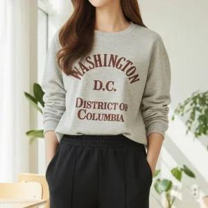 빅사이즈 511 콜롬비아레터링맨투맨 DSMV589