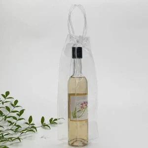 [골드스마일]칠링백 PVC 투명 와인 쇼핑백 선물가방 와인칠러