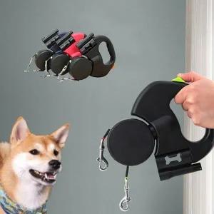 [골드스마일]자동 두마리 산책줄 리드줄 목줄