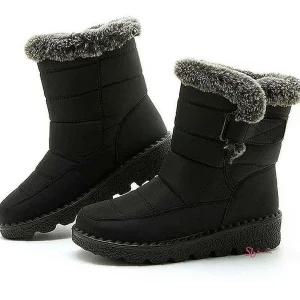 남녀기모부츠 털신 3색 방한 신발 양털zab313