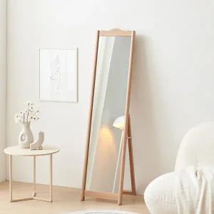 [미소비즈]웰우드 라이피 스탠드형 전신거울 400 x 1600