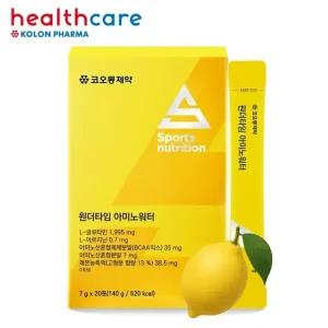 코오롱 신제품 원더타임 아미노워터 20포 에너지 음료 BCAA 아르기닌