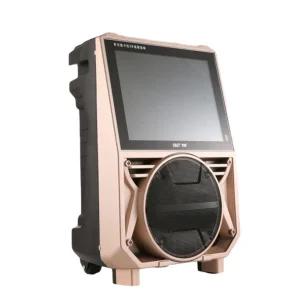 휴대용 노래방 기계 야외 광장 코노 가라오케 반주기 19인치 노래방 기계 + 마이크 1개