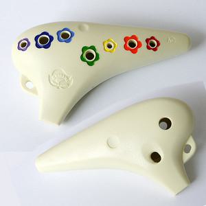 국산 무지개오카리나/알토C/9개 음으로 연주 기본 익히기