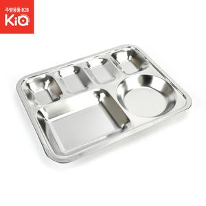 사각4찬스텐식판(국산 27종  0.4T 사찬 단체급식 병원)