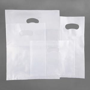 비닐쇼핑백 포장비닐백 대형 옷가게 봉투 PE투명 HD쇼핑백 반투명r14x25 10장