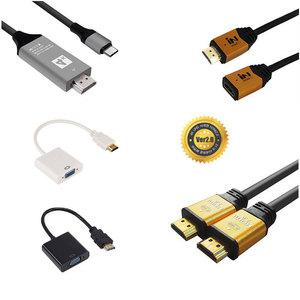 HDMI 연장 케이블 Ver2.1 8K VGA RGB 컨버터 디스플레이포트 DP 젠더 미니 Micro 고해상도 TV 모니터 JNHKR