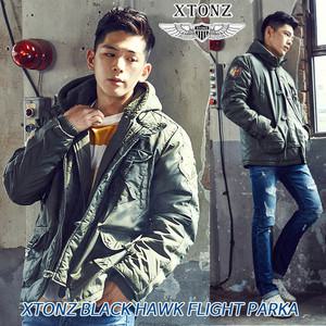 XTONZ 엑스톤즈항공점퍼 블랙호크 남성패딩 패딩 항공점퍼 자켓 야상 미군 밀리터리 블루종