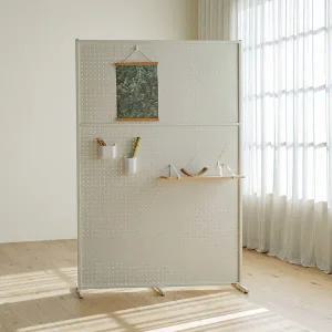 [클릭시 추가쿠폰] [레트로하우스] 틴우드 타공판 철제파티션 1200 (스탠드)