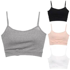 카밀라 BR-901 면스판 일자형 스포츠/브라탑/이너속옷