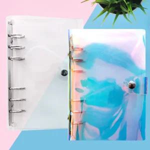 나만의 다꾸 꾸미기 파츠 소품투명 6공 다이어리 커버 A5