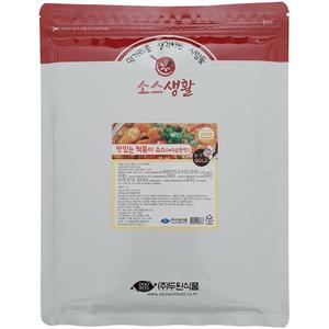 [두원식품] 맛있는 떡볶이 소스 1kg (아주순한맛) / 어린이용