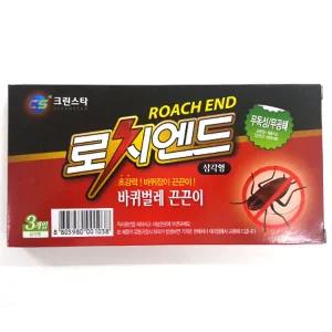 로치엔드 바퀴끈끈이 삼각형 3입