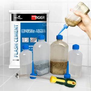 타일 줄눈 보수 백색 시멘트 욕실 화장실 변기 백시멘트 줄눈셀프시공