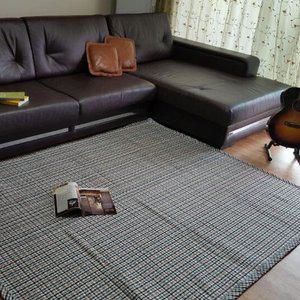 [기타]풍기인견100% 체크카페트 겸 침대패드