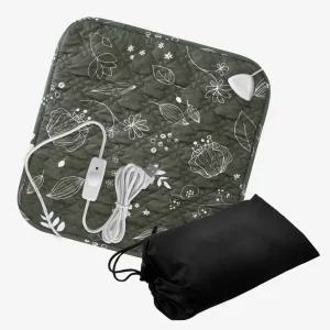 한일전기 양면 USB 전기방석 정원(그레이) 1인용