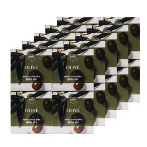 해피바스  올리브 비누 90g x20개/세수비누 세안