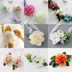 브라이덜샤워 베이비샤워 웨딩촬영 셀프촬영 소품 꽃팔찌 모음