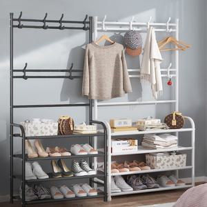 슬림 4단 스탠드 스틸 현관행거 틈새수납 선반