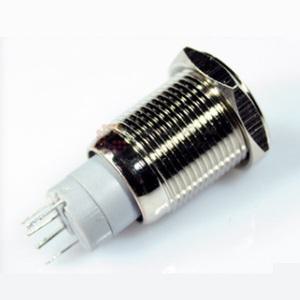 LED 크롬 RGB 푸쉬 온/락 스위치 (레인보우)//차량용 DIY 스위치//DC12V