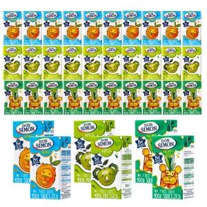 돈시몬 100%착즙주스 125ml 오렌지 12개+사과 12개+파인애플,백포도 12개 (총36개)