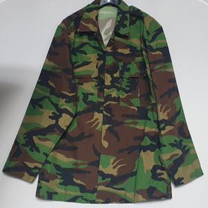 구형 개구리 군복 셔츠 얼룩무늬 전투복 예비군복 상의