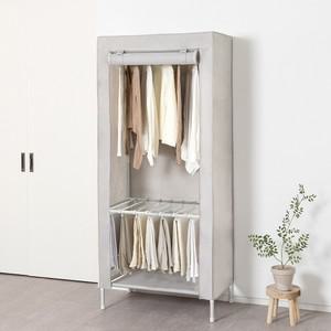 윈도우 비키니옷장 커버형 드레스룸 조립식 시스템행거 싱글 바지걸이행거