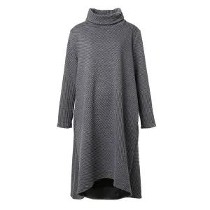 [롯데백화점]몬테밀라노 데일리 반목 력셔리 롱 원피스 X112O1006