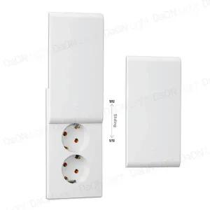 신동아ES 슬라이드 커버콘센트 2구 안전형