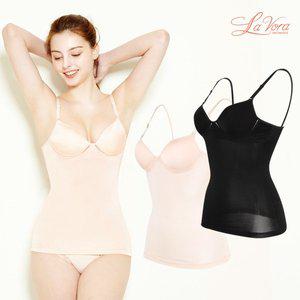 [라보라] 여성 인견브라런닝 노와이어 몰드 메쉬브라 끈타입