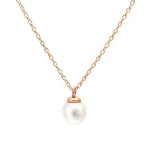 [비앤비골드] 14K/18K 심플 클래식 6mm 담수진주 체인 목걸이 NPN30450