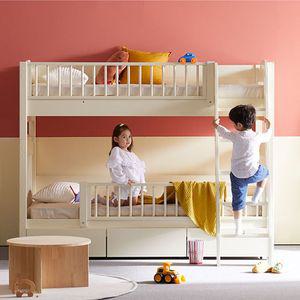 클레망 원목 분리형 이층침대 SS 가드서랍형 프레임 매트제외 최고등급 SE0자재 국내제작[착불배송]